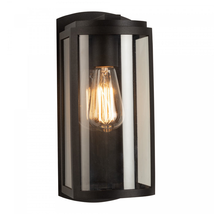 Lakewood Matte Black 1-Light Outdoor Wall Sconce