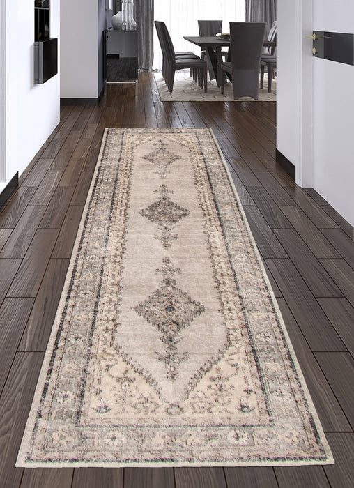 Octavian Bijar Ivory Area Rug - 2'7\" x 8'2\"