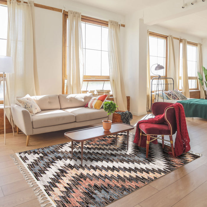 Vera Sun Multi-Colour Area Rug - 7'10\" x 10'5\"