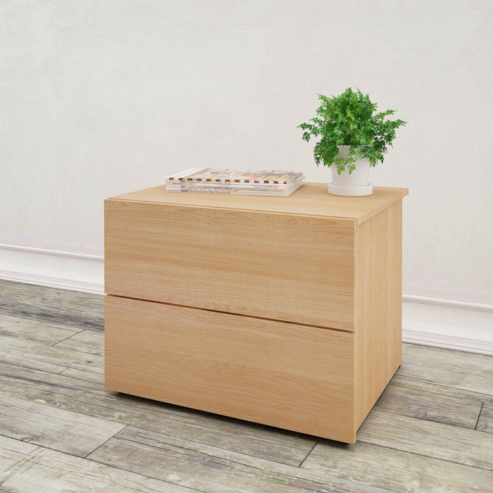 Nordika 2- Drawer Nightstand - Natural Maple