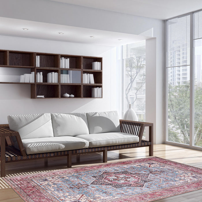 Ophelia Blue Rug 7'10\" X 10'0\" Area Rug
