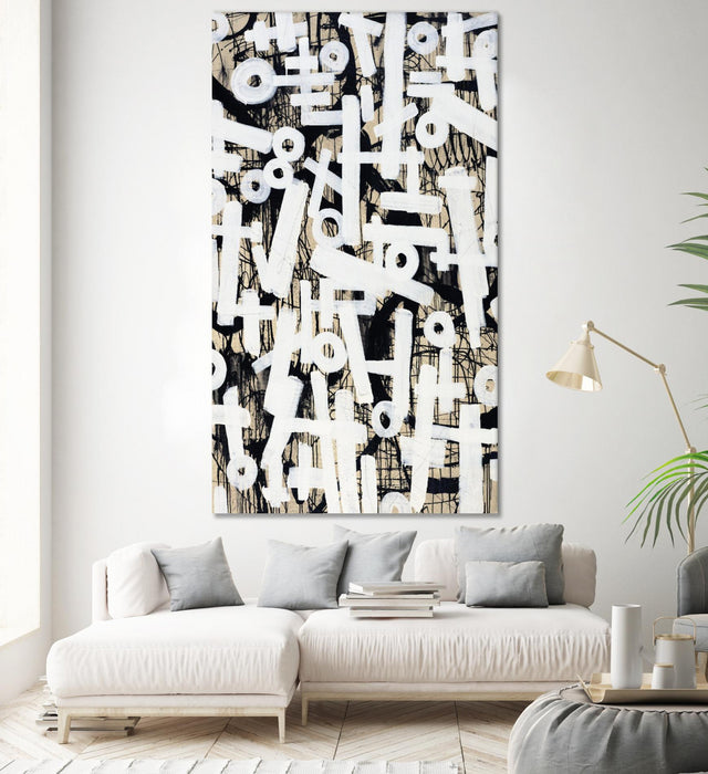 \"Strapped I\" Giant Art 84x48 Wall Art