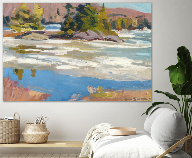 \"Little Running River\" Giant Art 72x48 Wall Art