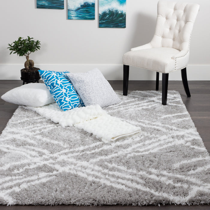 Ker Grey Lines 5x8 Area Rug