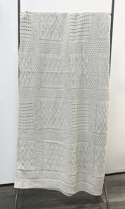 Canturbury Grey Throw Blanket - 50x60