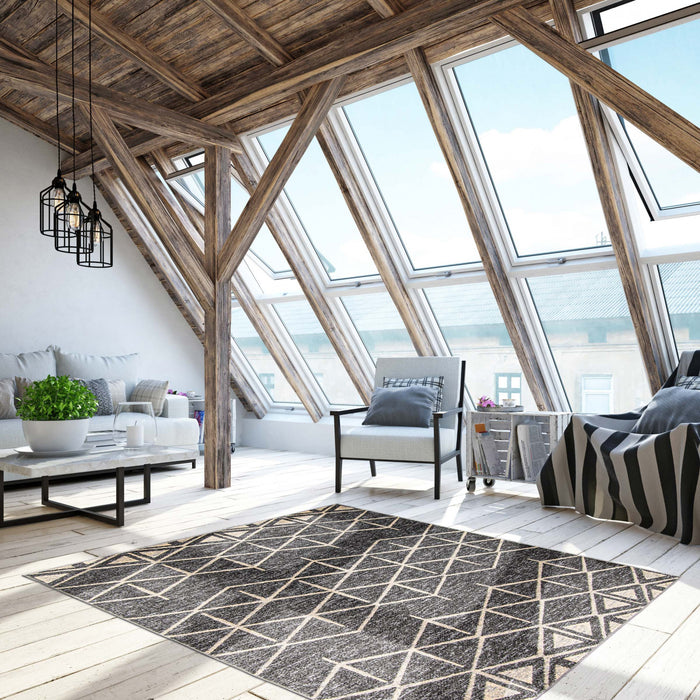 Davina Grey Area Rug - 6'7\" X 9'10\" 