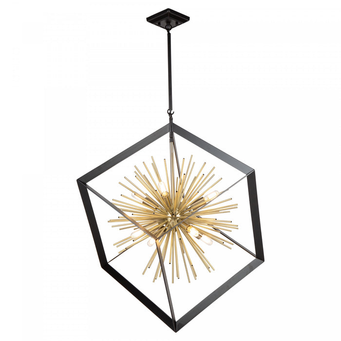 Sunburst  8-Light Chandelier