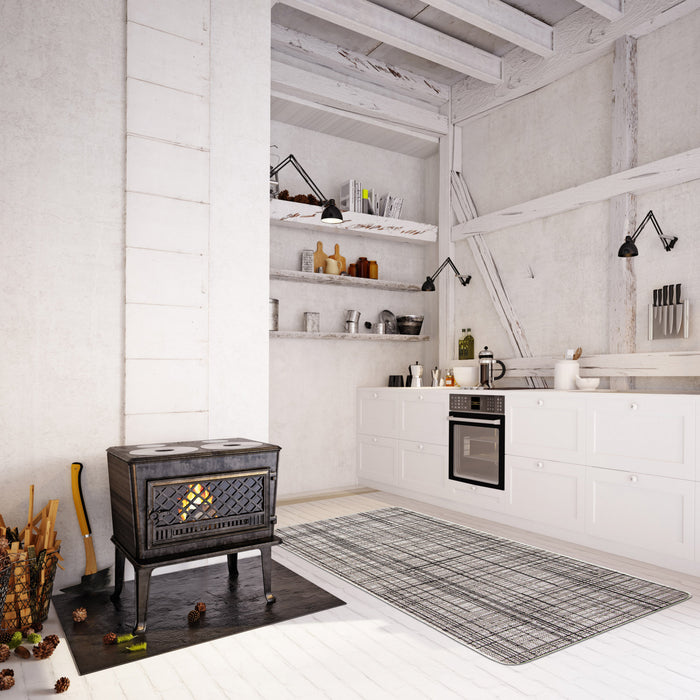 Panthea Grey Area Rug - 2'2\" X 6'7\" 