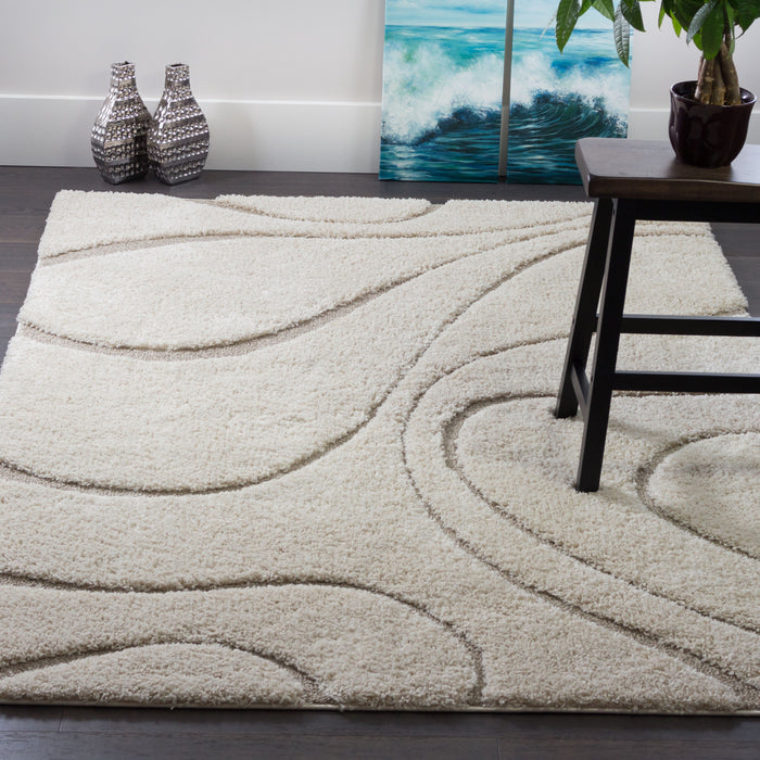 Oak Cream 3x5 Area Rug