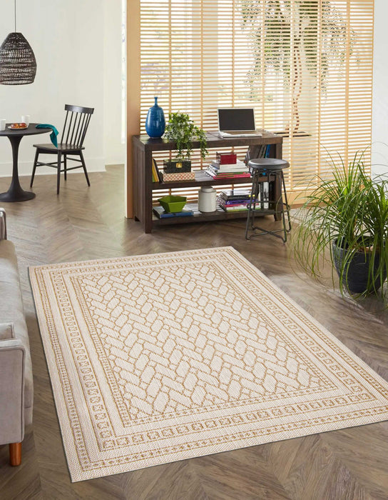 Thandazile Taupe Area Rug - 5'0\" x 7'0\"
