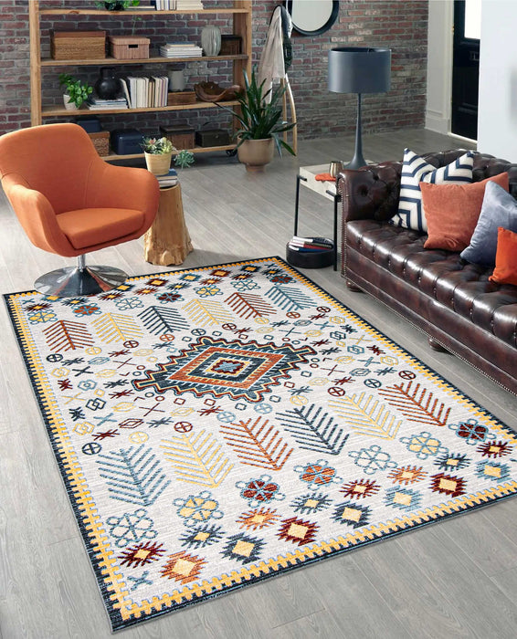 Gypsy Grey Machine Washable Area Rug - 3'0\" x 5'0\"