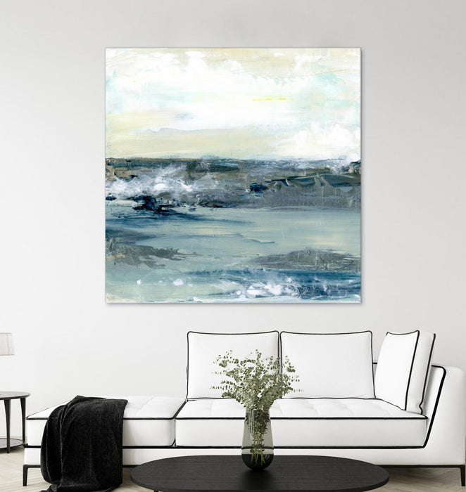 \"Coastal Blues I\" Giant Art 72x72 Wall Art