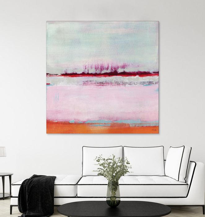\"Persimmon Jump Ii\" Giant Art 72x72 Wall Art