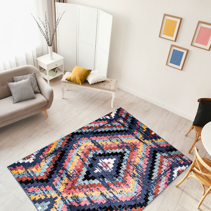 Paloma Casa Navy Area Rug - 8'0\" x 10'0\"
