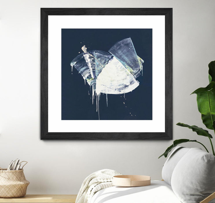 \"Bells In Motion\" Matted and Framed Black 30x30 Wall Art