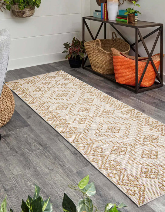 Panacea Taupe Area Rug - 2'6\" x 12'0\"