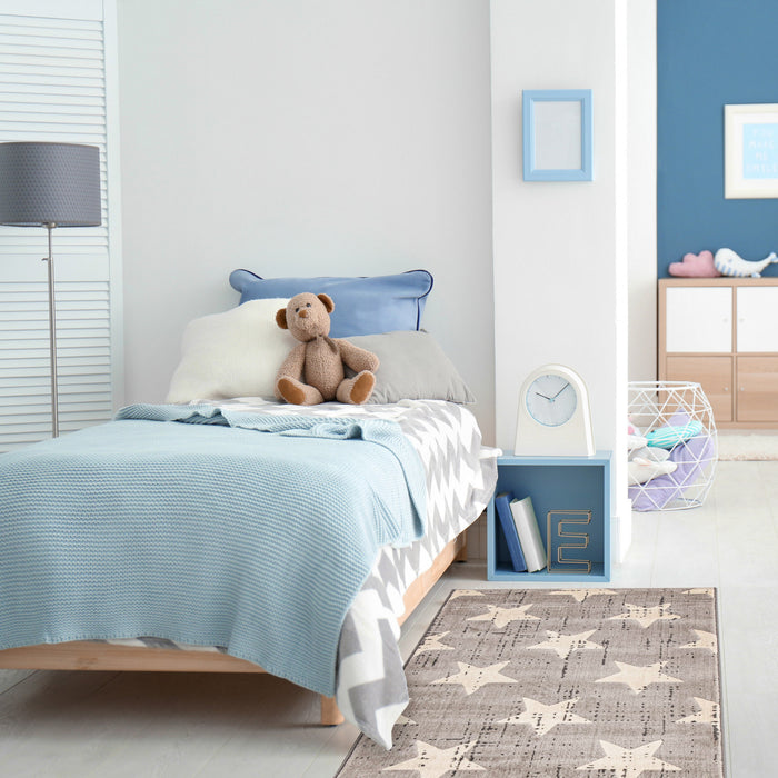 Ira Light Grey 2'8\" x 4'11\" Area Rug