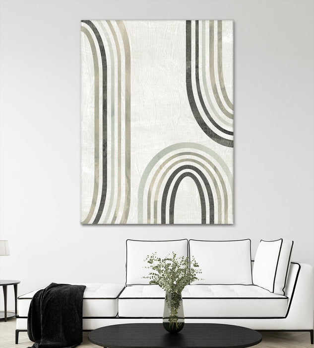 \"Modern Arc In Color I\" Giant Art 72x54 Wall Art