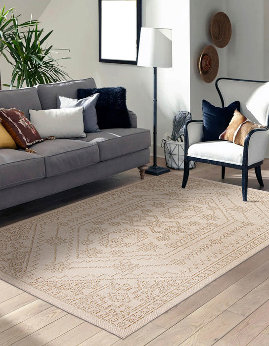 Taika Beige Area Rug - 5'0\" x 7'0\"