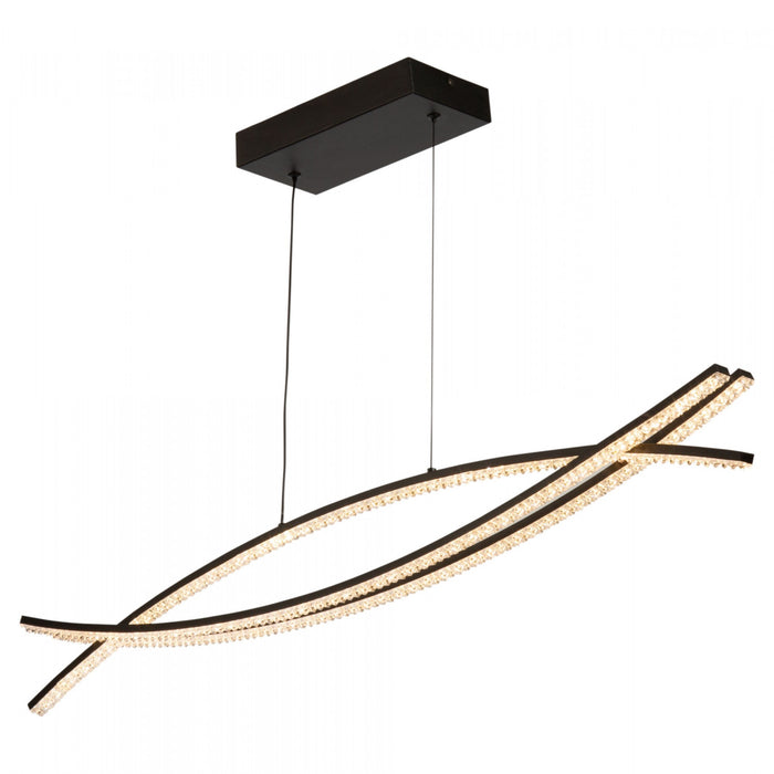 Nova 30 W LED Black Ceiling Light