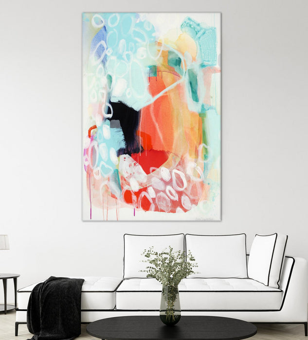 \"Cherry Creamsicle Love\" Giant Art 72x48 Wall Art