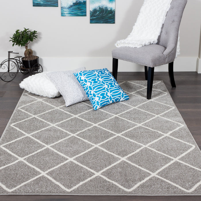 Lav Lat Basics 5x8 Area Rug