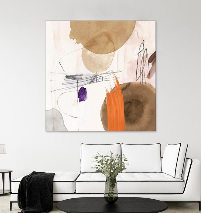 \"Velvet At Dusk Ii\" Giant Art 54x54 Wall Art