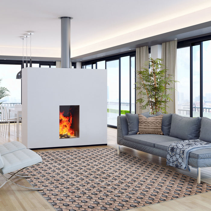 Ranger Taupe/grey Rug 8'0\" X 10'0\" Area Rug