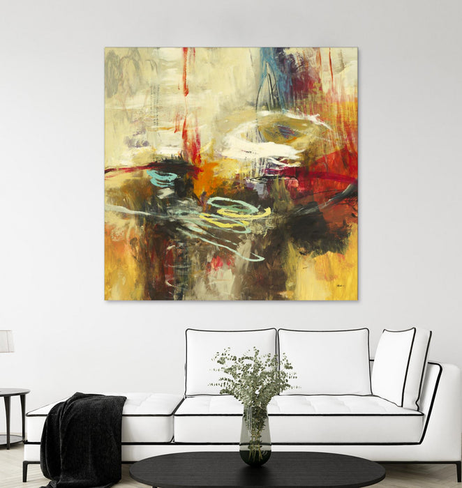 \"Instictual Beauty Ii\" Giant Art 54x54 Wall Art