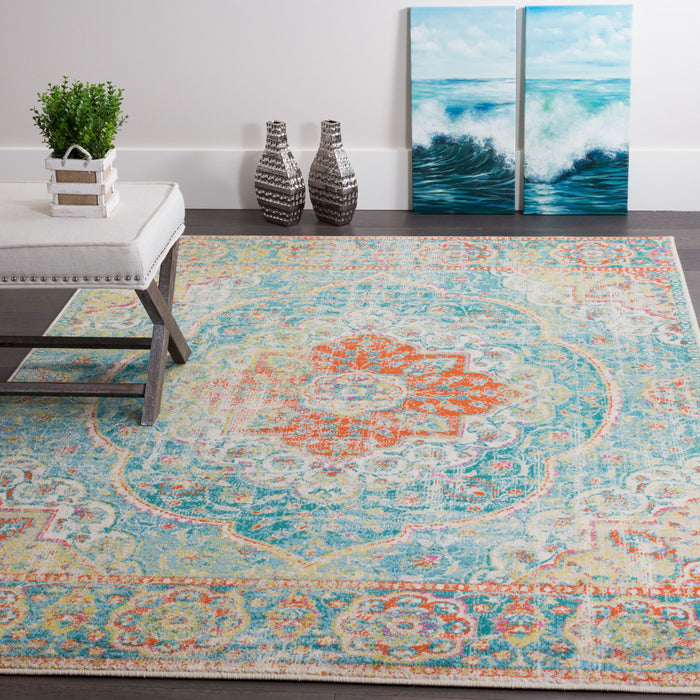 Sav Royal Turquoise 3x5 Area Rug