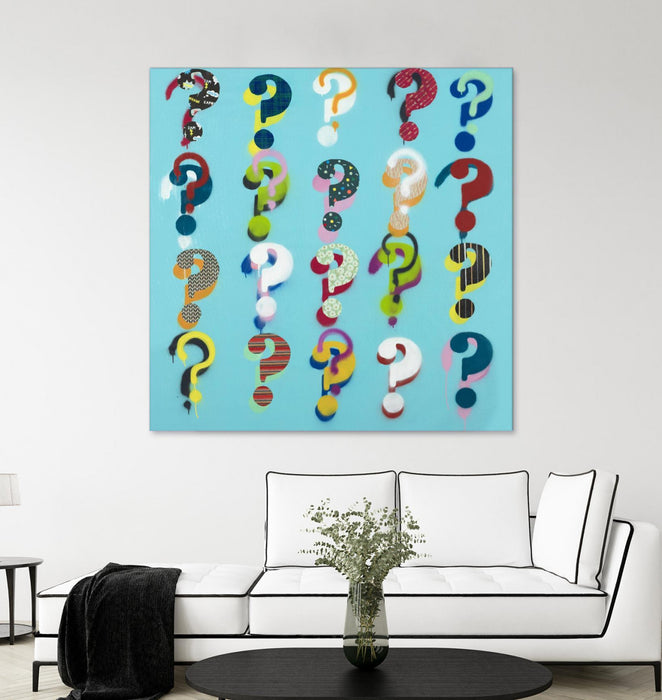 \"Pop The Question\" Giant Art 54x54 Wall Art