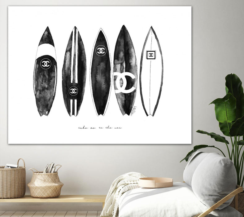 \"Surf Landscape\" Giant Art 72x54 Wall Art