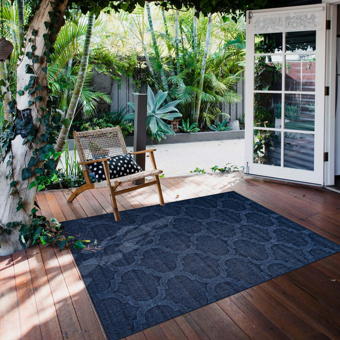 Sophie Navy Area Rug - 6'7\" x 9'6\"