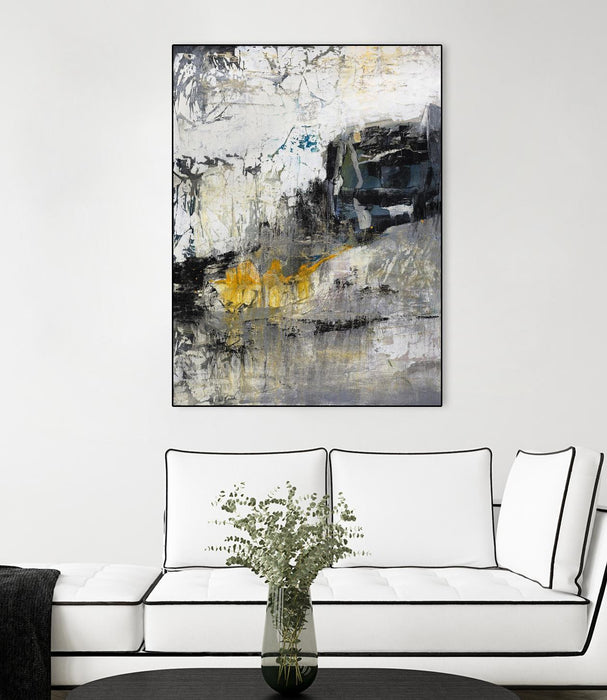 \"The Hike\" Canvas Framed Black 30x40 Wall Art