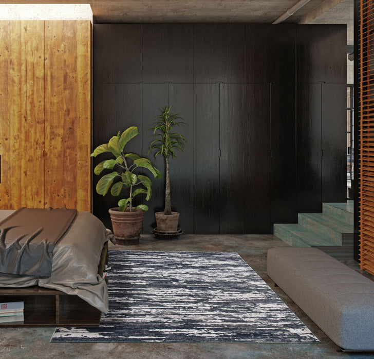 Ulema Grey Rug 3'11\" X 5'11\" Area Rug