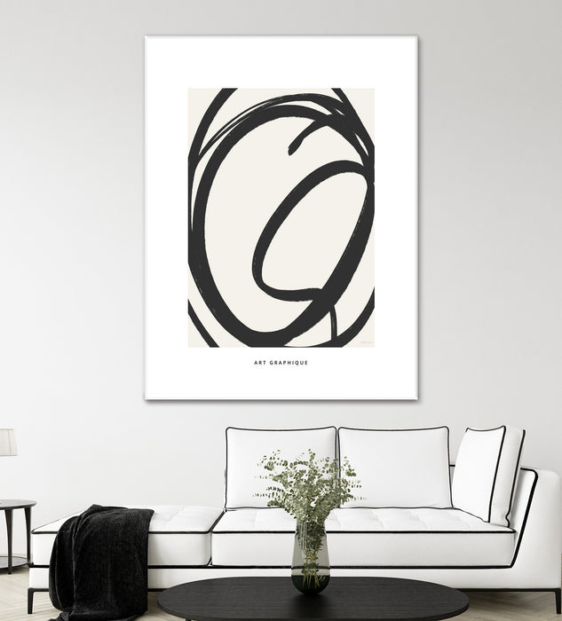 \"Circle I\" Giant Art 72x54 Wall Art