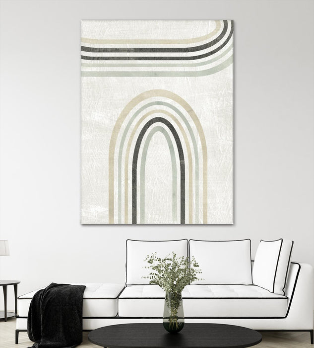 \"Modern Arc In Color Iii\" Giant Art 72x54 Wall Art
