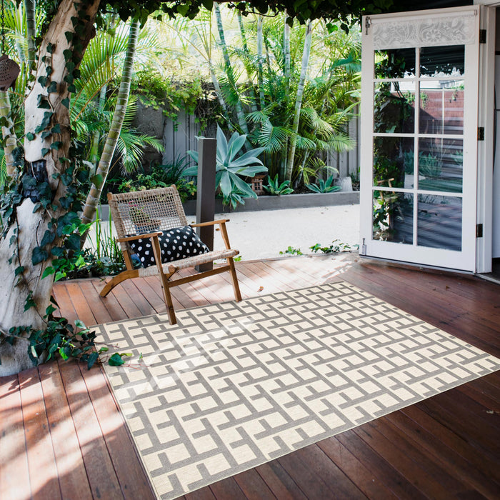 Brangane Light Grey 3'11\" x 5'7\" Area Rug