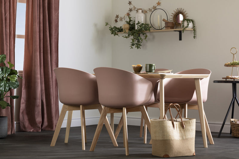 Flam Pink Dining Chairs - Set of 2