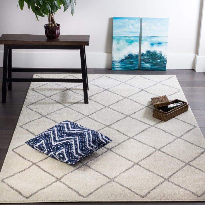 Lav Lat Basics W 3x5 Area Rug