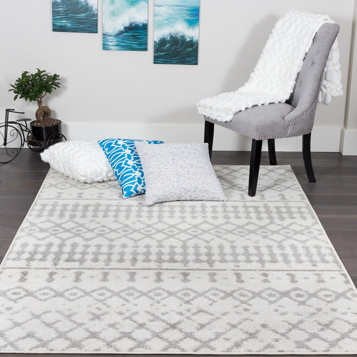 Lav Grey Mor 3x5 Area Rug