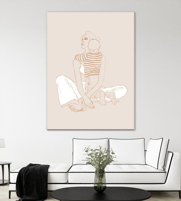 \"A Mother And Son \" Giant Art 72x54 Wall Art