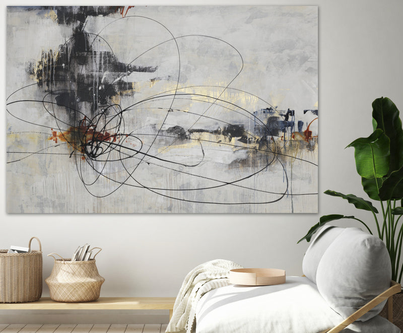 \"Mess With The Mind I\" Giant Art 84x54 Wall Art