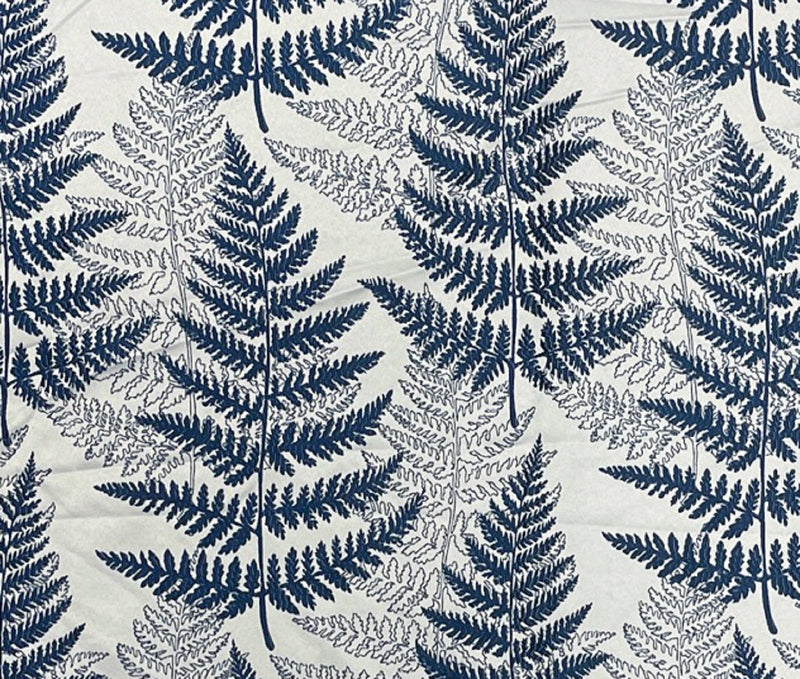 Denain Grommet Pair of Blue Curtain Panels - 54x84