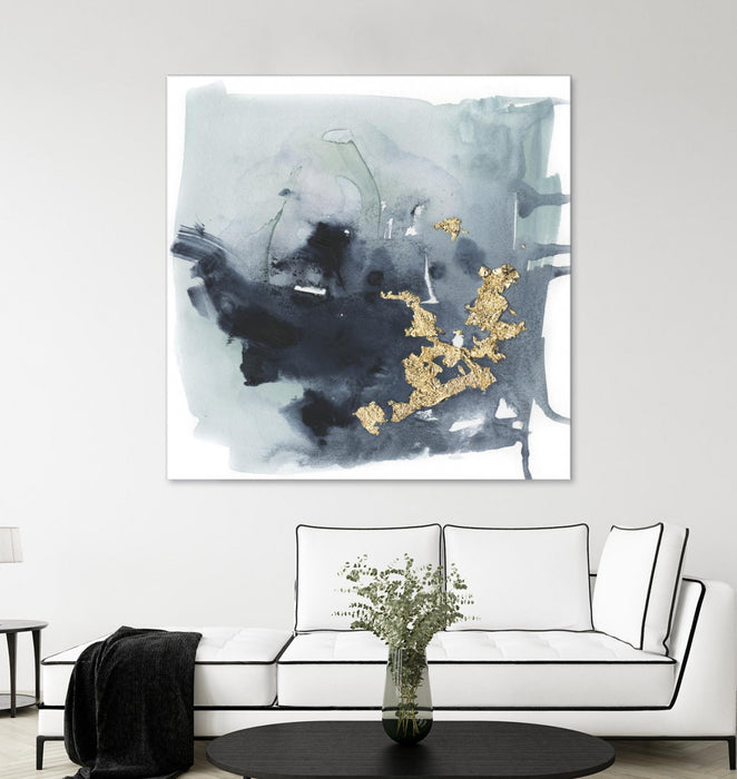 \"Cerulean & Gold I\" Giant Art 72x72 Wall Art