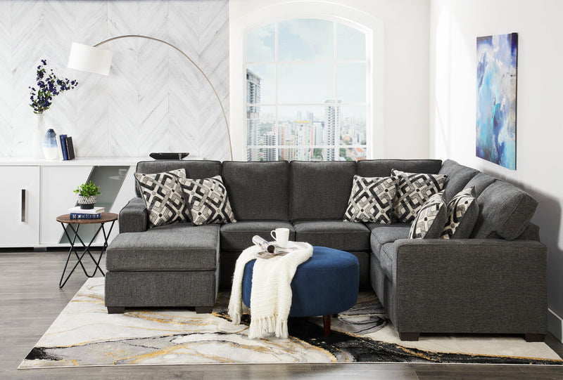 78\" Brushed Steel Arc Floor Lamp with Linen Shade