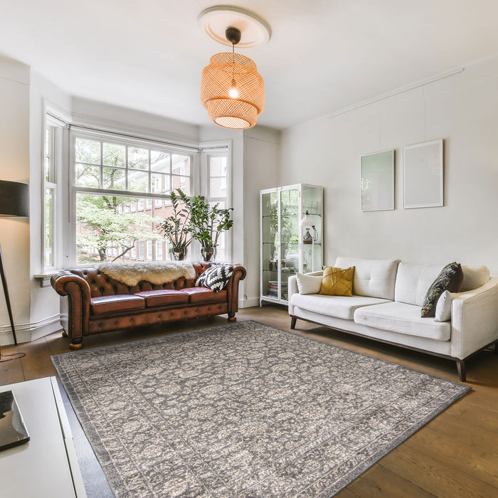 Ochoa Grey Area Rug - 6'7\" x 9'6\"