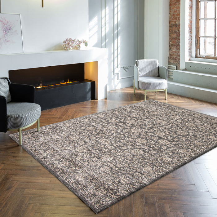 Ochoa Grey Area Rug - 6'7\" x 9'6\"
