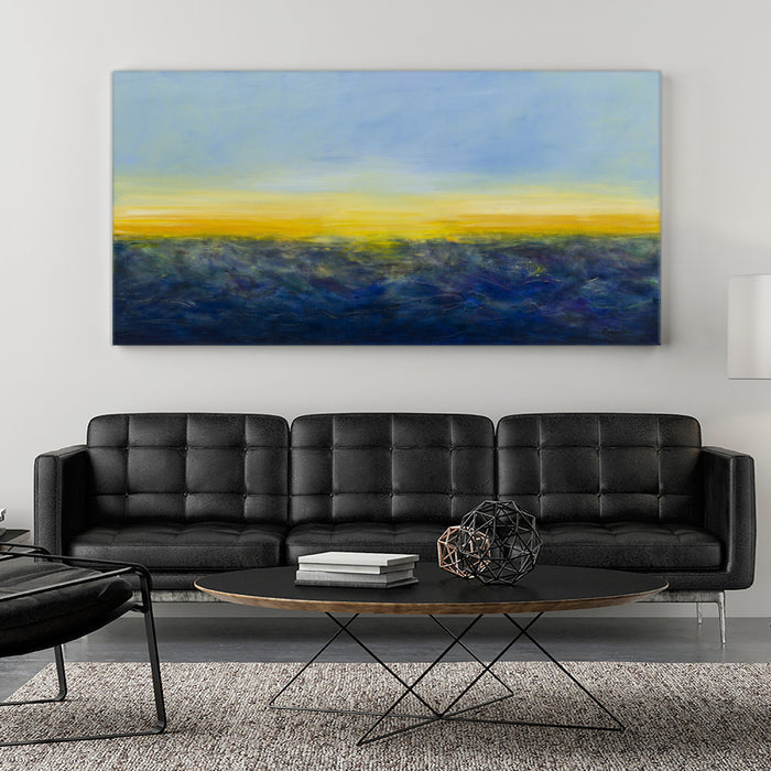 \"Ocean Mood\" Giant Art 72x36 Wall Art