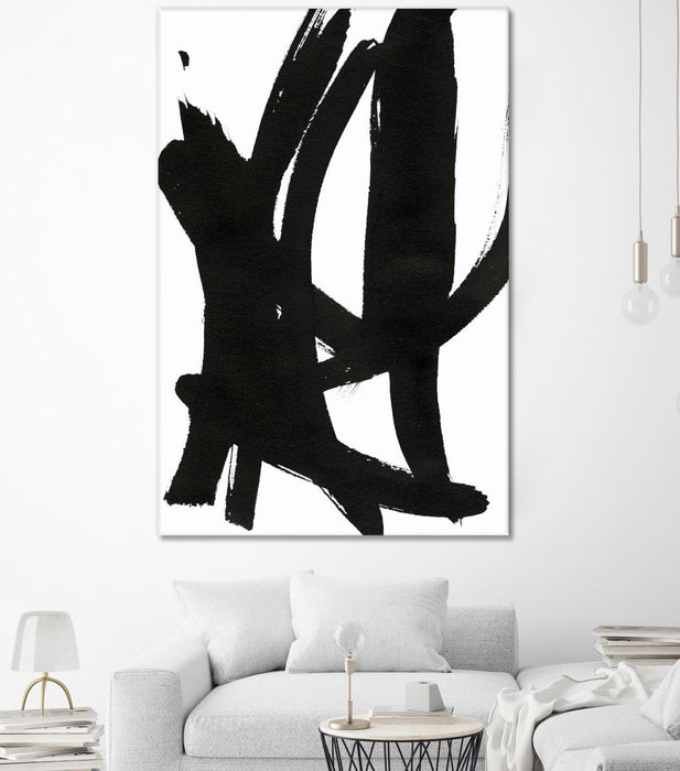 \"Composition In Black And White 7\" Giant Art 84x54 Wall Art